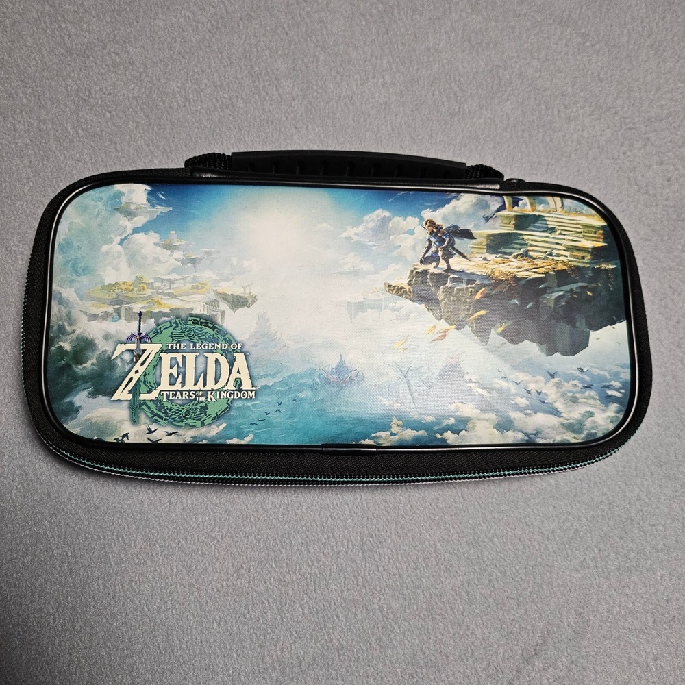Nintendo Switch Zelda Tears of the Kingdom Travel Case RDS Industries Black